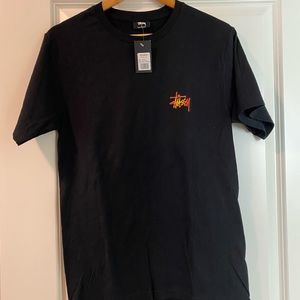 Stussy black tee size S